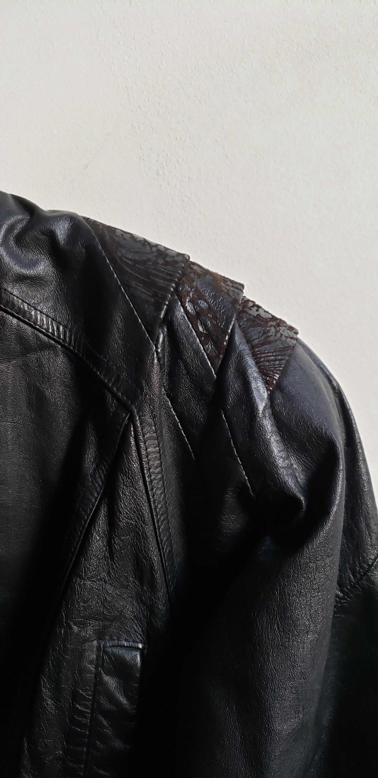 80's Leather Crop
