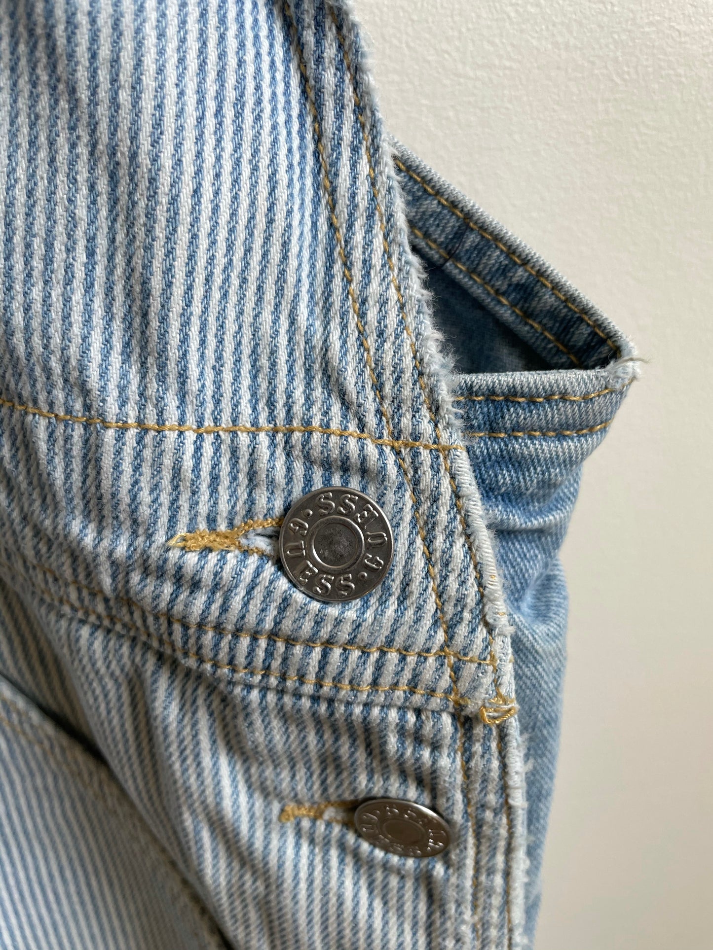 Vintage Guess Two-tone Overalls